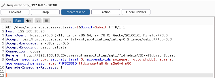 DVWA SQL Injection – Persecure : my learning archive